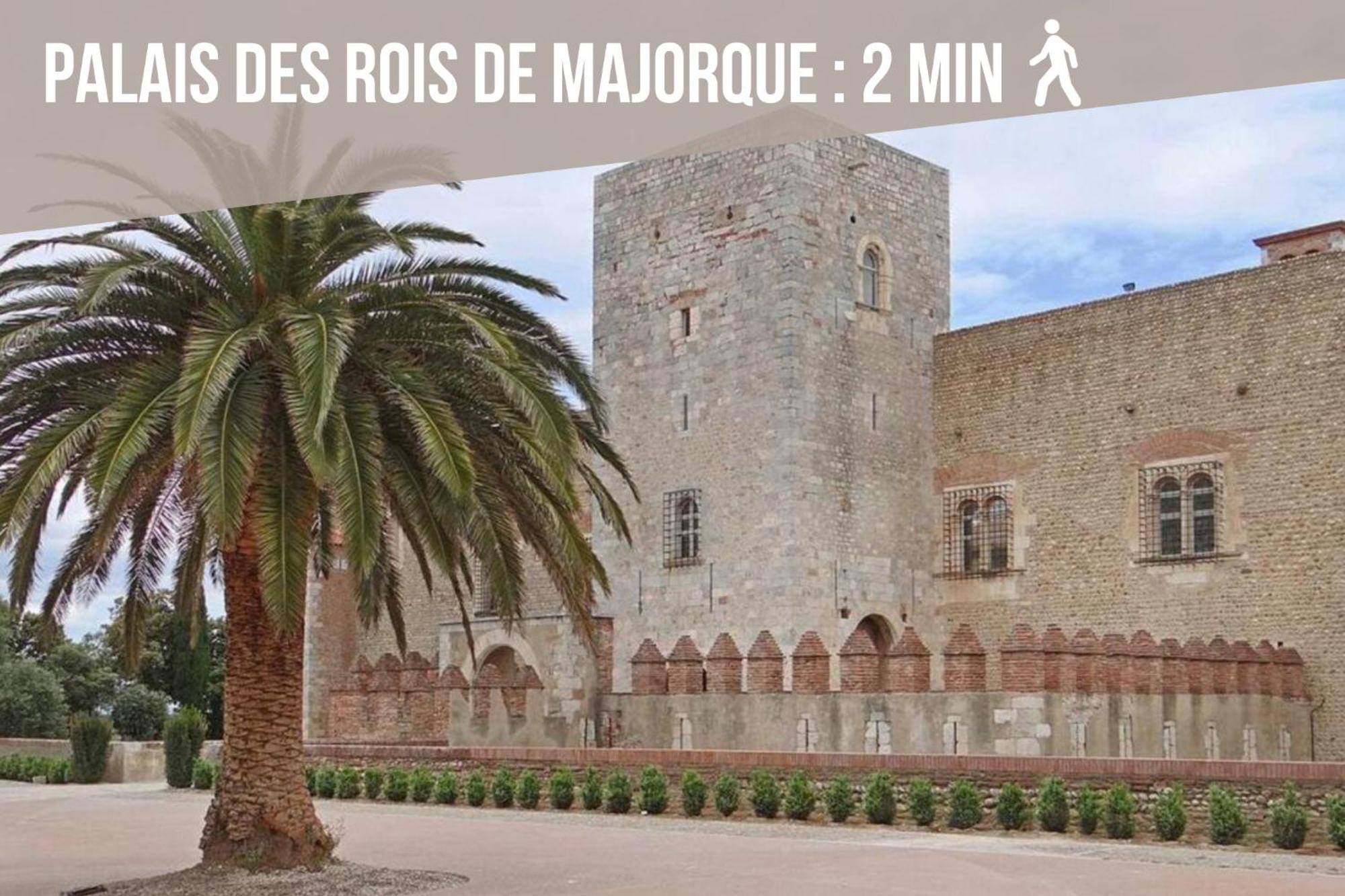 Sejour Perpignan A 20 Minutes De L'Espagne Avec Petit-Dejeuner A La Demande A Les Lumineuses Du Palais Des Rois De Majorque Exteriör bild